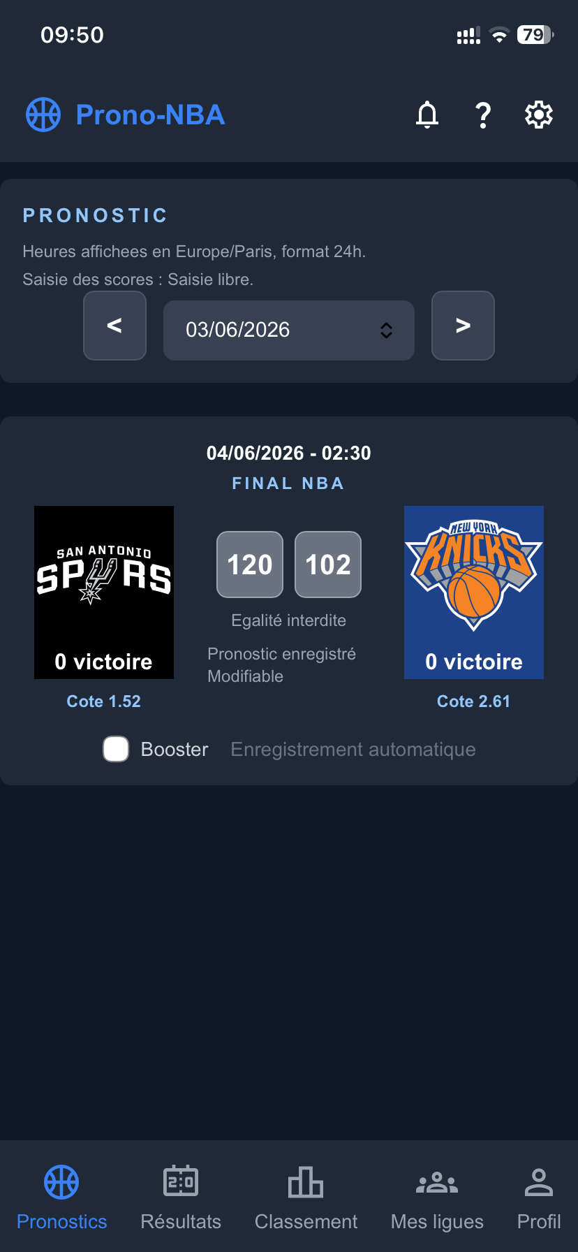 Installer HoopPick sur iPhone